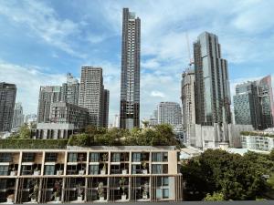 Γενική άποψη της πόλης Μπανγκόκ ή θέα της πόλης από  αυτό το διαμέρισμα