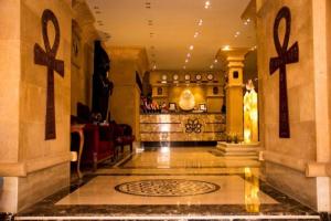 Vstupní hala nebo recepce v ubytování Great Pyramid Inn