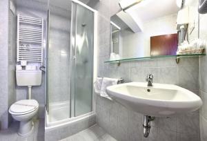 Koupelna v ubytování Hotel Trogirski Dvori
