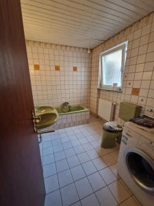 Posezení v ubytování Gemütliche 3 Zimmer Wohnung im Herzen Wendelsteins bei Nürnberg - Messenähe, Christkindlesmarkt