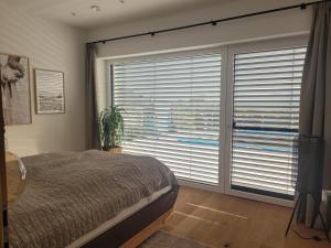 Posteľ alebo postele v izbe v ubytovaní Traumhaus in den Weinbergen - max 8 Personen - mit Self-Check-in