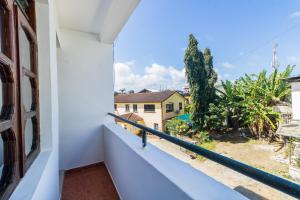 a view from the balcony of a house at Shikamoo Spacious Studio Nyali in Mombasa