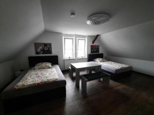 Voodi või voodid majutusasutuse Villa Affenhaus toas