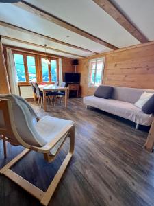 Posezení v ubytování Chalet Sonnenheim mit atemberaubender Aussicht