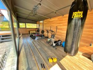 Fitness centrum a/nebo fitness zařízení v ubytování 16 Lakes Hotel