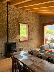 Χώρος καθιστικού στο Preciosa casa rural Cal Jaumet