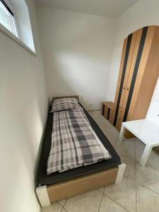 Postel nebo postele na pokoji v ubytování Ubytování Pardubice Trnová