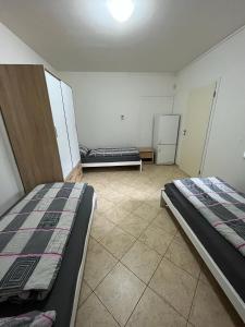 Postel nebo postele na pokoji v ubytování Ubytování Pardubice Trnová