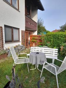Κήπος έξω από το Ferien- und Monteurwohnung Tina