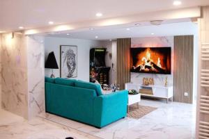 Χώρος καθιστικού στο Casa Relax spa