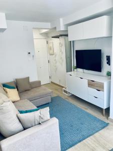 TV a/nebo společenská místnost v ubytování SAINT MORITZ PREMIUM