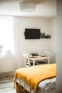 TV a/nebo společenská místnost v ubytování Byt pod ateliérom