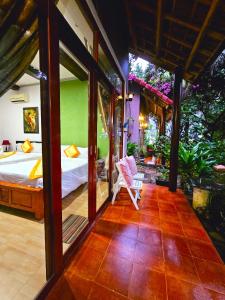 Giường trong phòng chung tại Casa Beach Resort