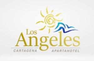 a logo for the los angeles americanan football team at Apartahotel Los Ángeles in Cartagena de Indias