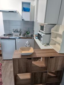 Η κουζίνα ή μικρή κουζίνα στο Logement 1 +8 φωτογραφίες