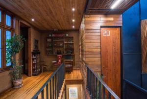 Biblioteca nell'hotel