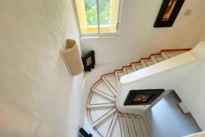 TV a/nebo společenská místnost v ubytování Villa en Playa Iguana, Ixtapa