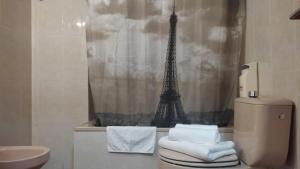 Ένα μπάνιο στο Cama Hab Compartida - Albergue Tritón Villanúa