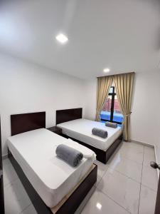Un pat sau paturi într-o cameră la TheDot 903 @ A’Famosa Villa NEW VILLA