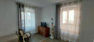 TV a/nebo společenská místnost v ubytování Apartments Villa Sandi