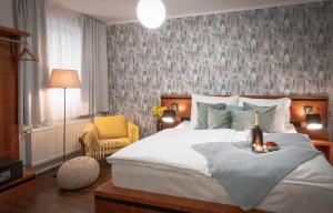 Postel nebo postele na pokoji v ubytování 4 Elements Apartments
