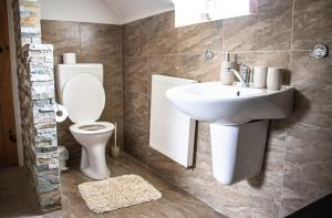 Kúpeľňa v ubytovaní Apartmány u Petry