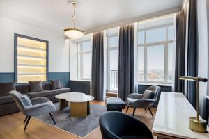 Istumisnurk majutusasutuses Radisson Collection Astorija Hotel, Vilnius