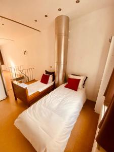 Postel nebo postele na pokoji v ubytování B&B BedStarLine