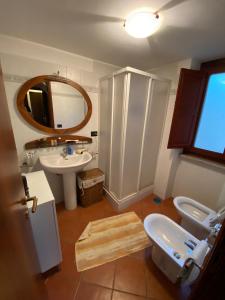 Koupelna v ubytování Villa Rotondo