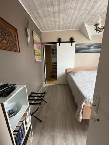 Posteľ alebo postele v izbe v ubytovaní Villa les Buissonets