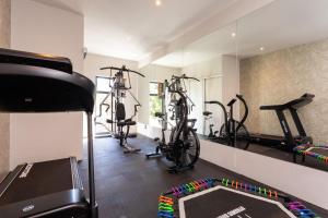Fitness centrum a/nebo fitness zařízení v ubytování Nova Boutique Hotel, spa and conference venue