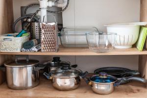 Kuchyňa alebo kuchynka v ubytovaní Apartmány Olešnice
