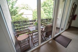 Balkón alebo terasa v ubytovaní Apartmány Olešnice