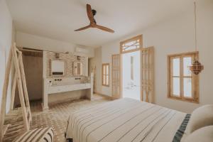 Postel nebo postele na pokoji v ubytování Riad Casa Kasbah