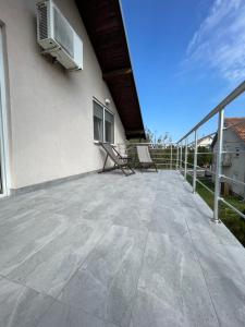 Balkón nebo terasa v ubytování Apartman Magnolia