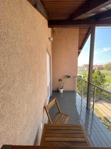 Balkón nebo terasa v ubytování Apartman Magnolia