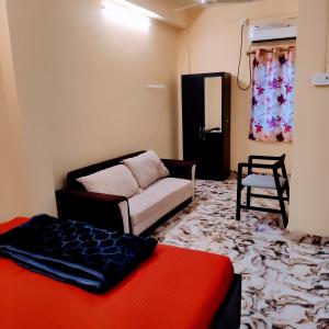 Area tempat duduk di Hotel Shree Ram SIA Residency
