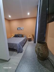 Postel nebo postele na pokoji v ubytování Liege