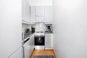 Kuchyň nebo kuchyňský kout v ubytování Apartment Rovakatu