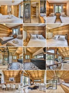 Posteľ alebo postele v izbe v ubytovaní Megève - Chalet Yack - Premium jusqu'à 15 pers