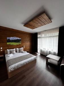 En eller flere senge i et værelse på Райски кът “Еленова поляна”