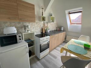 Nhà bếp/bếp nhỏ tại Simply Nice Appartment