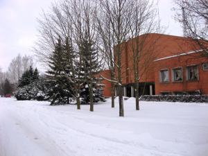 Daugavkrasti Hotel v zimě