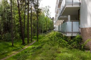 Vonkajšia záhrada v ubytovaní Aquamarina Międzyzdroje Marina Invest