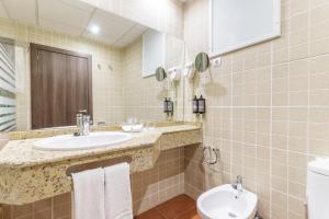 Koupelna v ubytování Hotel Best Siroco