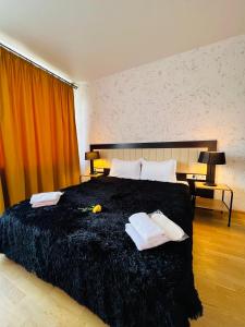 Postel nebo postele na pokoji v ubytování Green Hotel ANG + 37 fotografií
