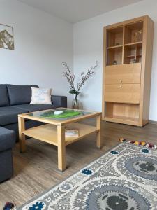 Posezení v ubytování AM Fleurystr, ALL NEW, komfortabel, ZENTRAL in Amberg!!!
