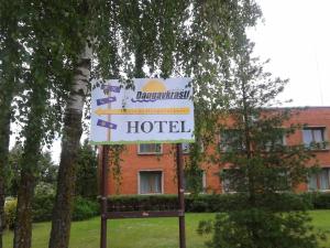 Certifikát, hodnocení, plakát nebo jiný dokument vystavený v ubytování Daugavkrasti Hotel