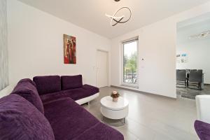 Posezení v ubytování Appartement 2 - Dünenblick