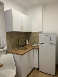 Köök või kööginurk majutusasutuses CozyStudio10